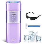 Xsoul Laser Hair Removal with Sapphire 5 Ice Cooling, Painless & Permanent IPL Laser Hair Device for Women Men, 2 Modes, 5 Levels, 999,999 Flashes, at Home Hair Remover for Bikini, Armpit & Face