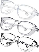 Vista 15 de LASMEX Elegantes gafas de seguridad para mujeres y niñas, gafas anti-vaho, gafas protectoras, gafas transparentes