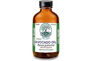 RAW Avocado Oil: A Health-Boosting Elixir in a Pristine Glass Vessel