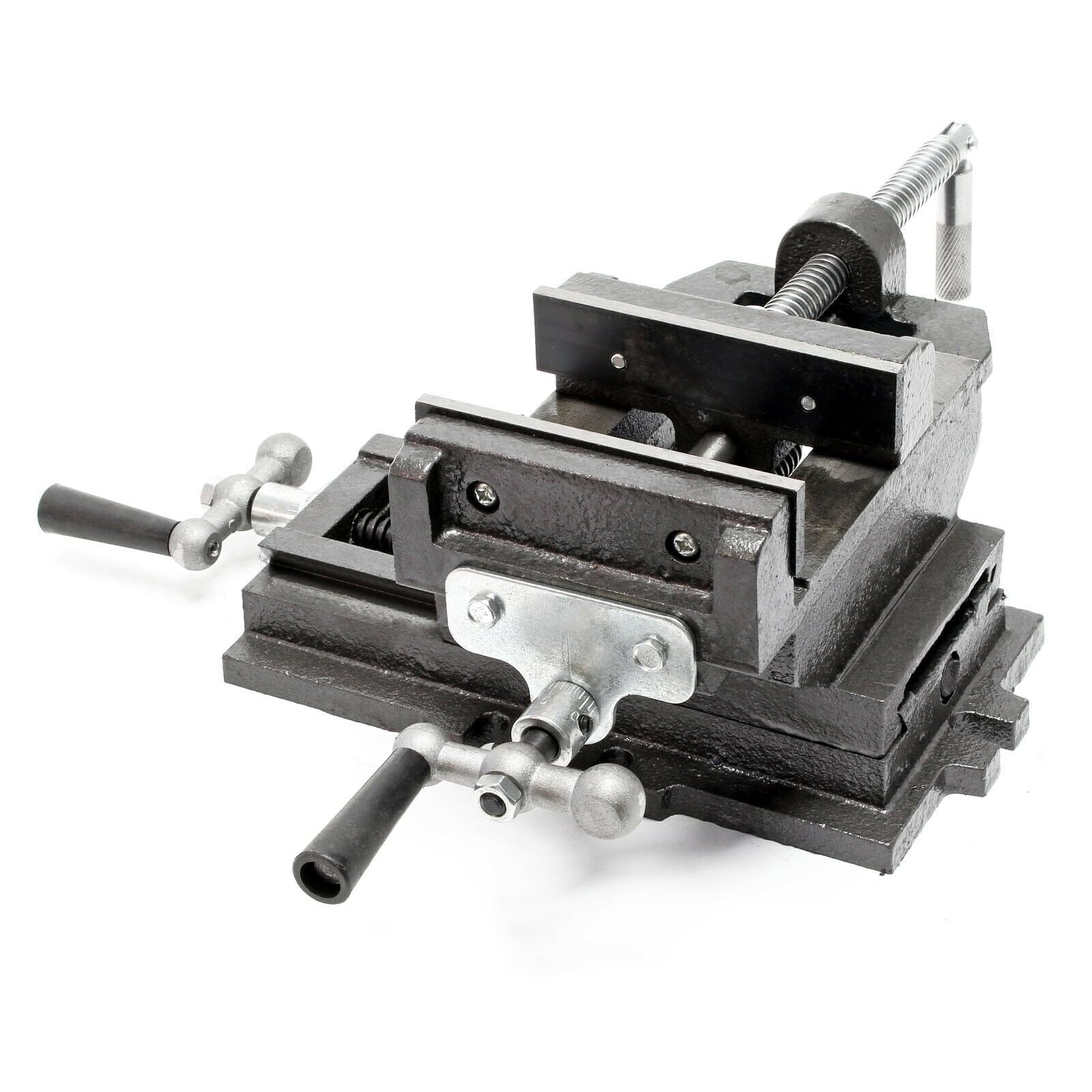Tornillo de fresado 2 ejes 150 mm taladro de roscado mesa cruzada banco de trabajo máquina 16_0000315