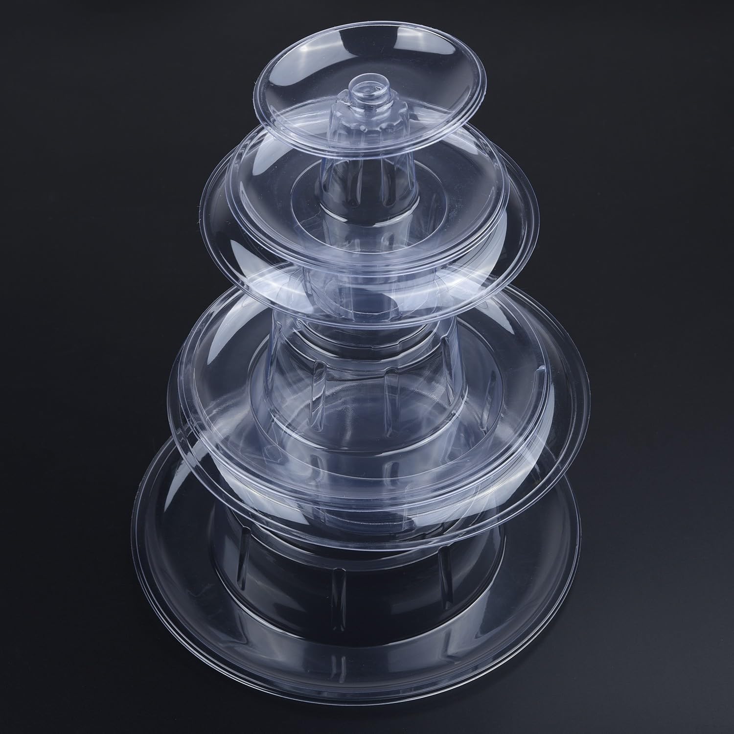Présentoir à macarons en PVC transparent à 6 étages pour améliorer la beauté de votre présentoir à desserts