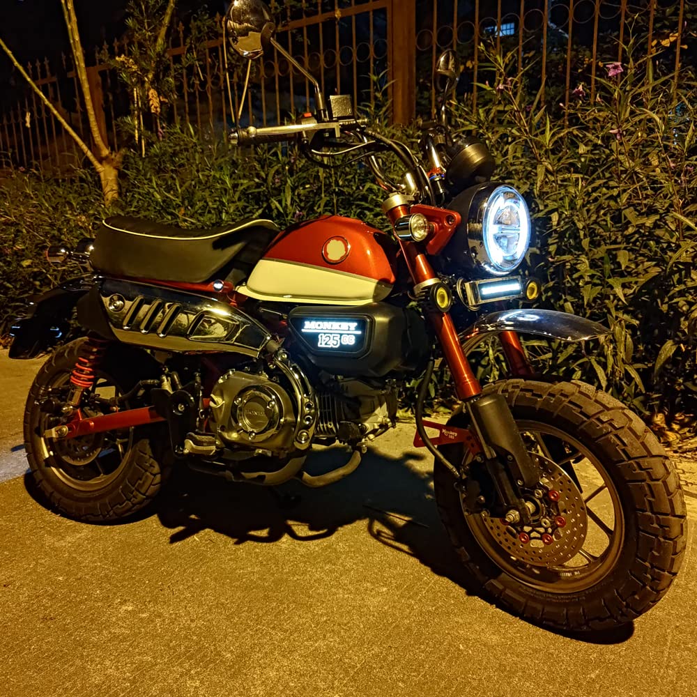 Amazon | MONKEY 125CC エアクリーナー カバーLEDライト 対応車種