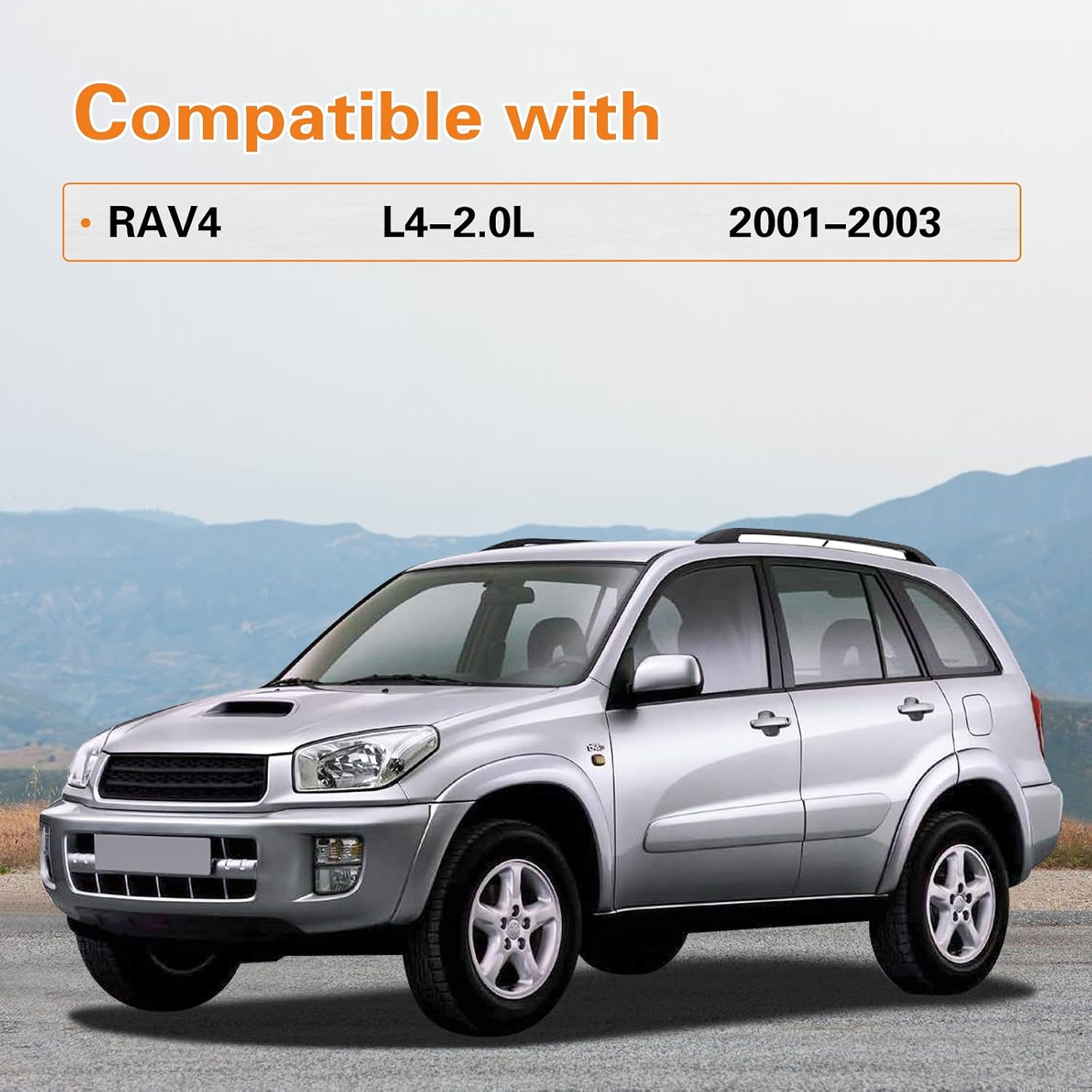 4Pcs Upstream and Downstream Oxygen O2 Sensor for 2001-2003 RAV4 L4-2.4L OE#25054078 25054073 25024137