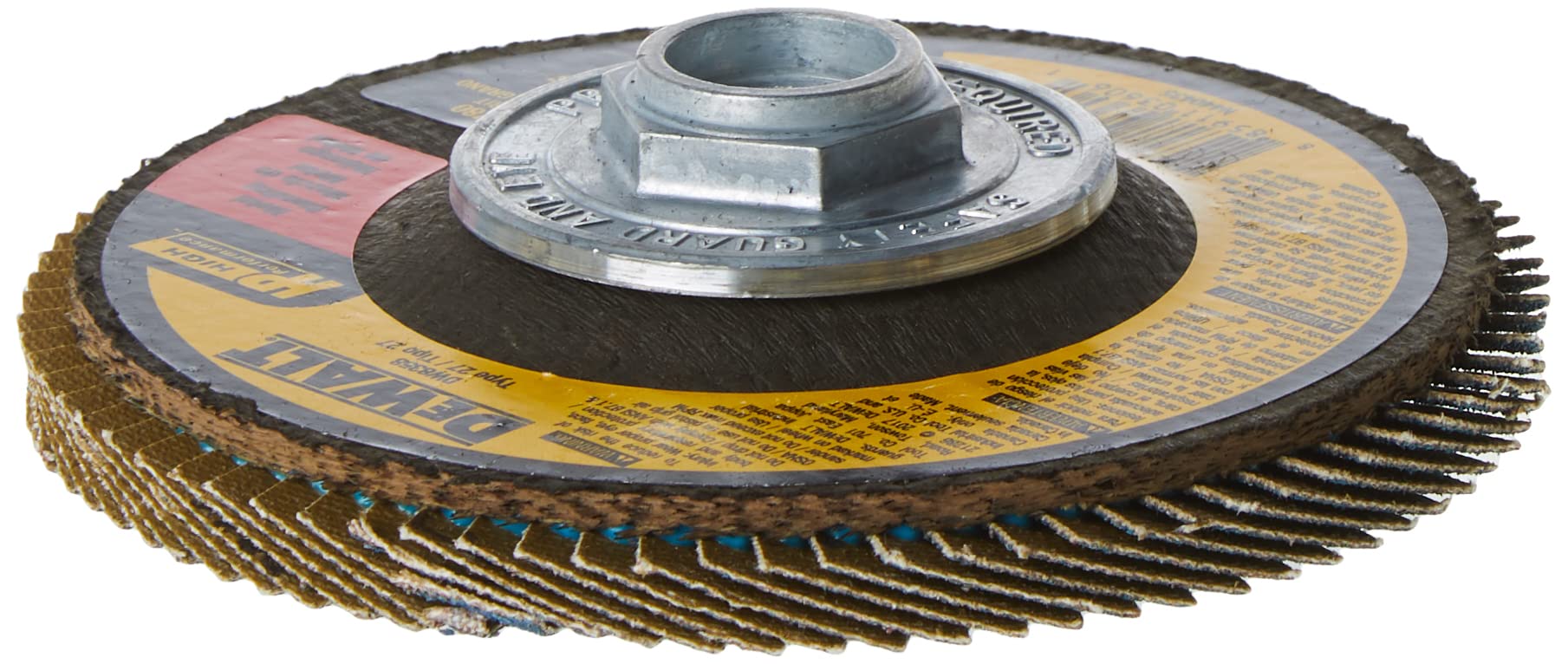 Disque à lamelles DeWALT Dw8358 durable en grain 80 pour une finition en acier impeccable