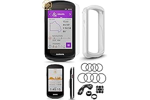 Garmin Edge 1040 Solar GPS Bike Computer Bundle for Enhanced VO2 Max Tracking