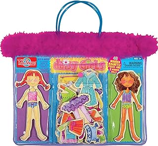 TS Shure by Bendon Daisy Girls 40-Piece Wooden Magnetic Dress Up Doll 50463