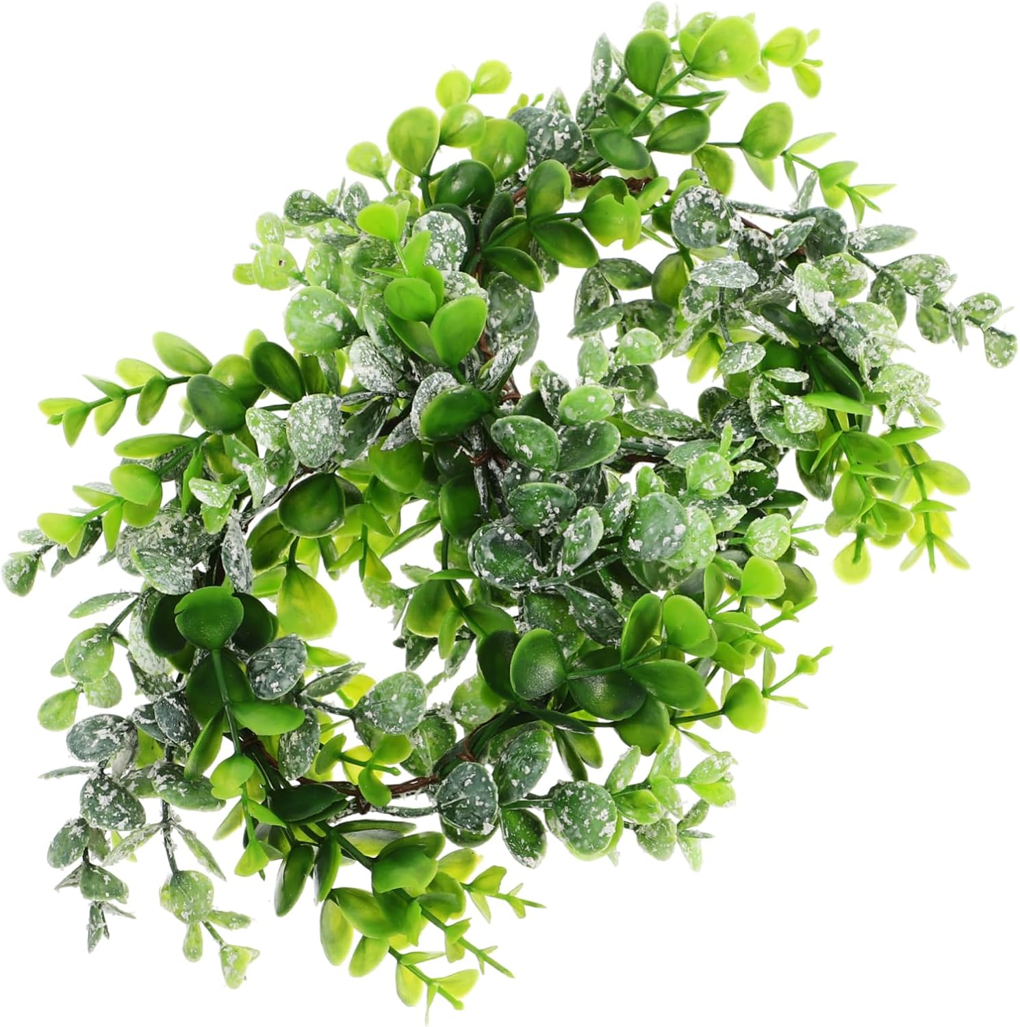 2pcs Artificial Eucalyptus Leaf Wreaths for Spring Decoration Hanging Floral Decor for Weddings Festivals and Home Centerpieces