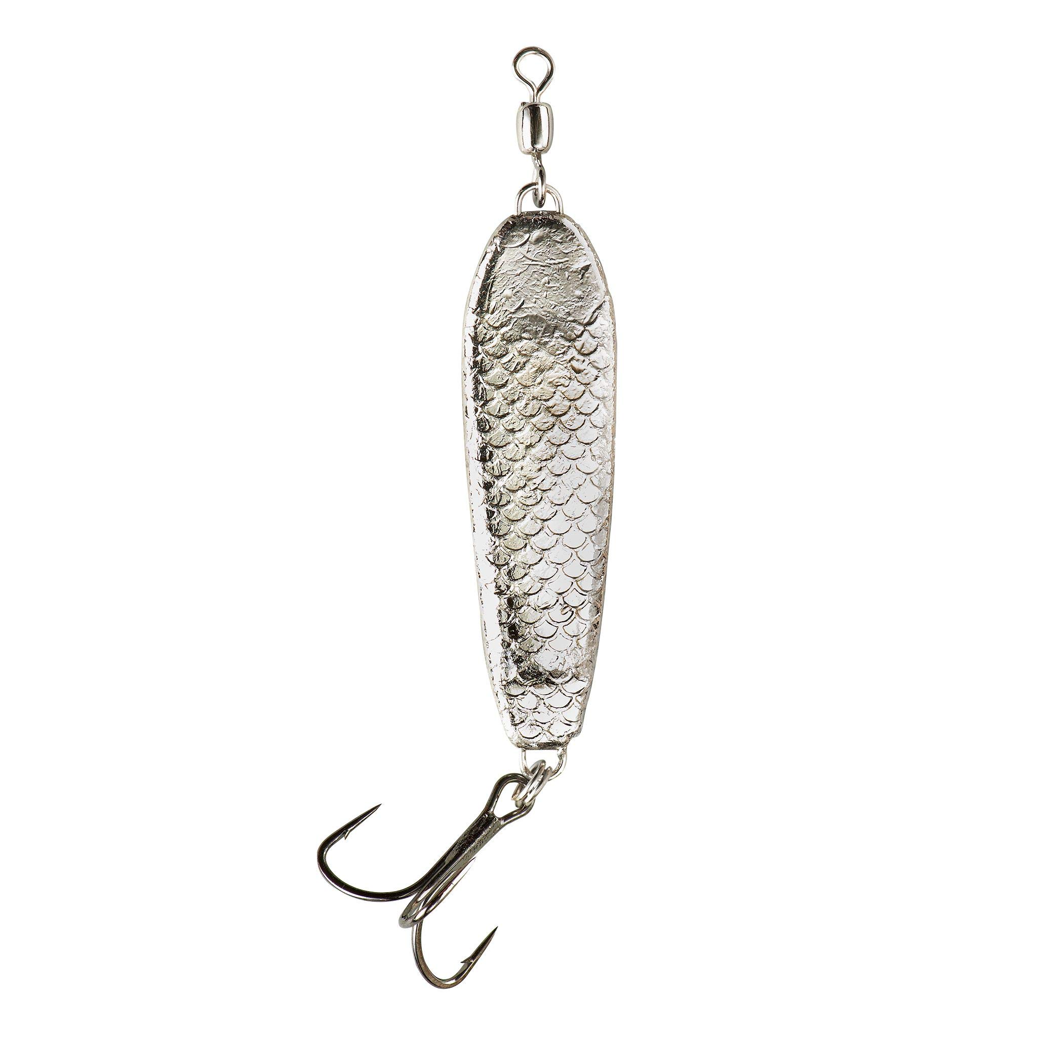 War Eagle Jigging Spoon Fishing Lure with Built-in Swivel and EWG Treble Hook