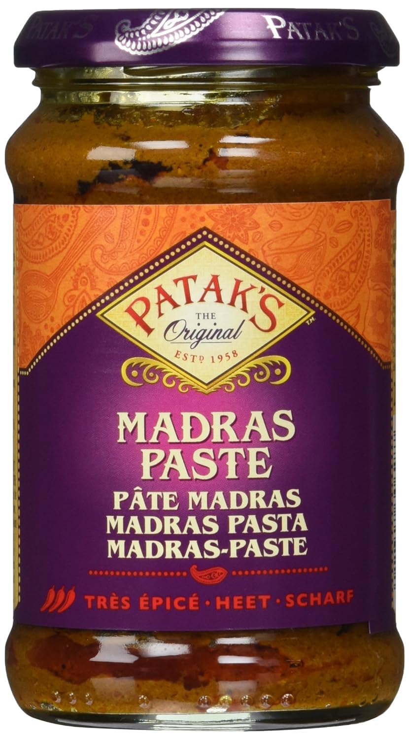 Pâte de curry indienne Madras très épicé 250ml