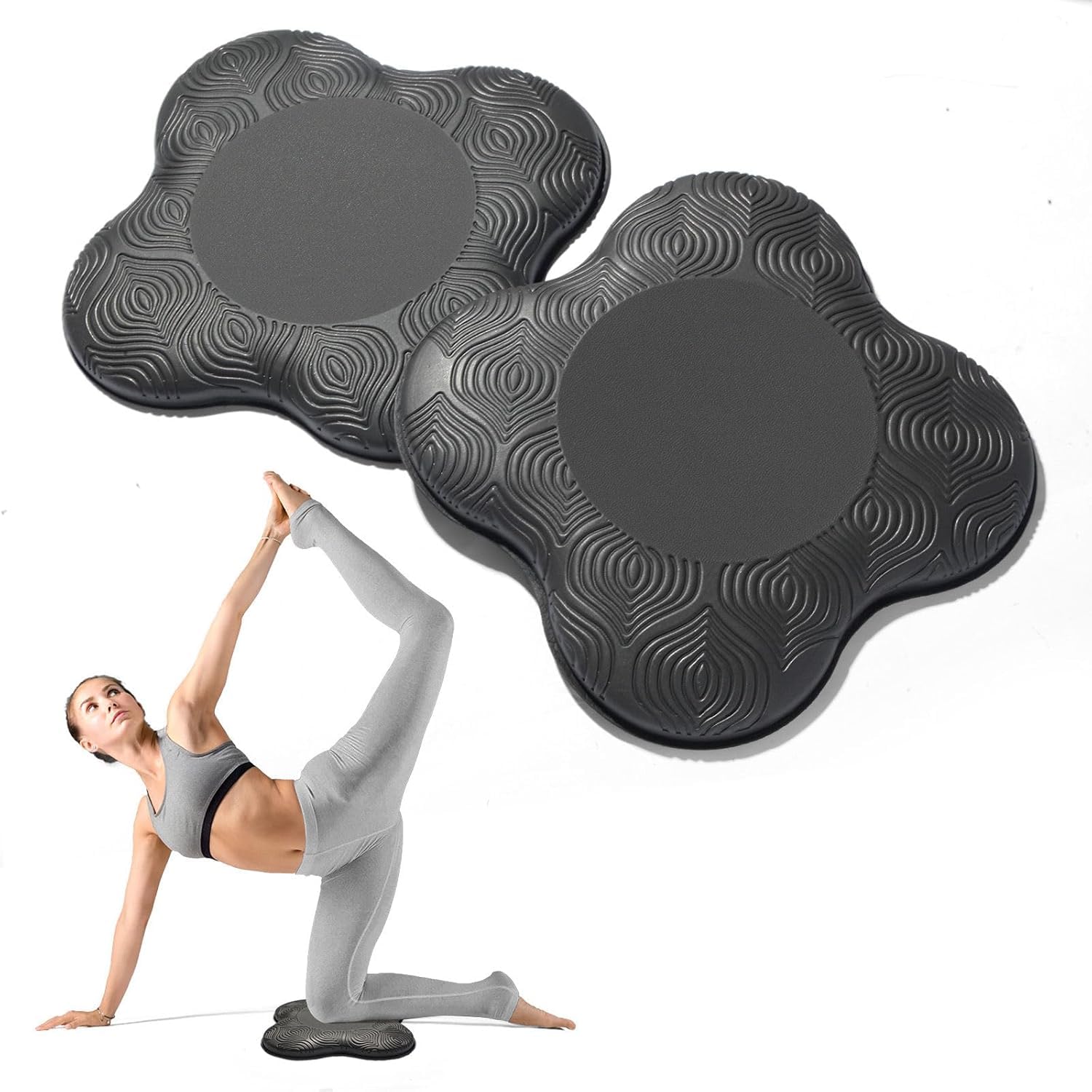 XYNO 2-Pack Yoga Knee Pads & Elbow Cushions – Extra Thick 15mm High-Density Foam Support for Kneeling, Wrists & Hands – Non-Slip Pilates & Workout Floor Mat Pads for Men & Women-image-19