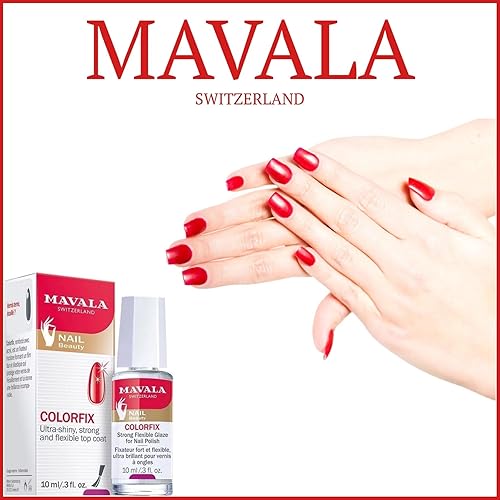 Miniatura 3 de MAVALA Colorfix | Strong Flexible Top Coat for Nails | Make Manicures Last Longer | Drys Hard | Combat Chipping and Flaking | Brilliant Sheen | 0.3