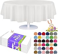 Vista 15 de Mantel de plástico de alta calidad - 54 in. x 108 pulgadas. Grandipity - Mantel rectangular (6 y 12 unidades), Agua (Aqua)
