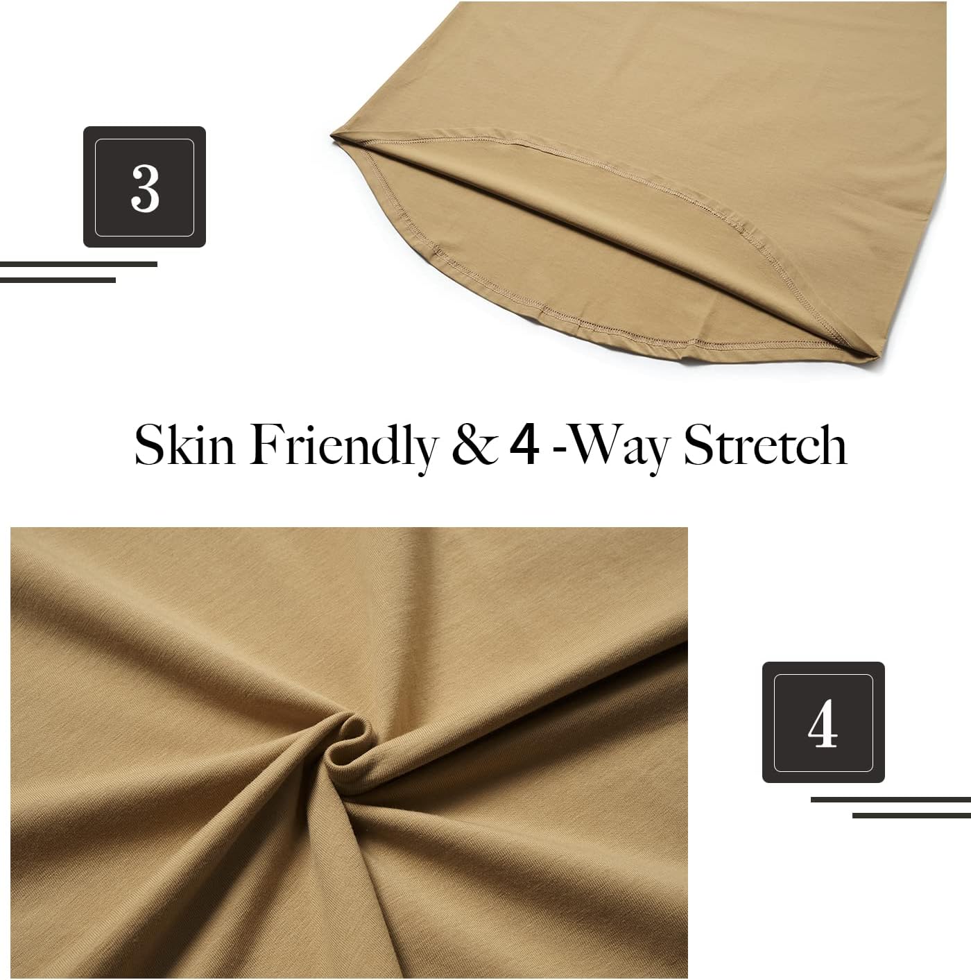 LETAOTAO Mens Hipster Longline T-Shirt Drop Cut Scallop Long Tail Slim Fit Bodybuilding Gym Muscle Workout Tee - Image 5