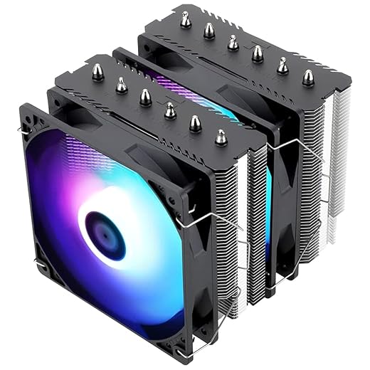 Thermalright Peerless Assassin 120 SE ARGB CPU Air Cooler,6 Heat Pipes Aluminium Heatsink Cover, for Intel 1700/115X/1200, AMD AM4/AM5, PA120-SE-ARGB