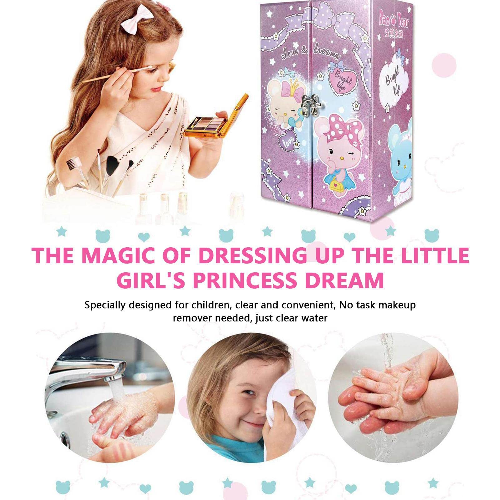 Amazon.co.jp: SURD 子供 メイクセット おもちゃ 子供用化粧品