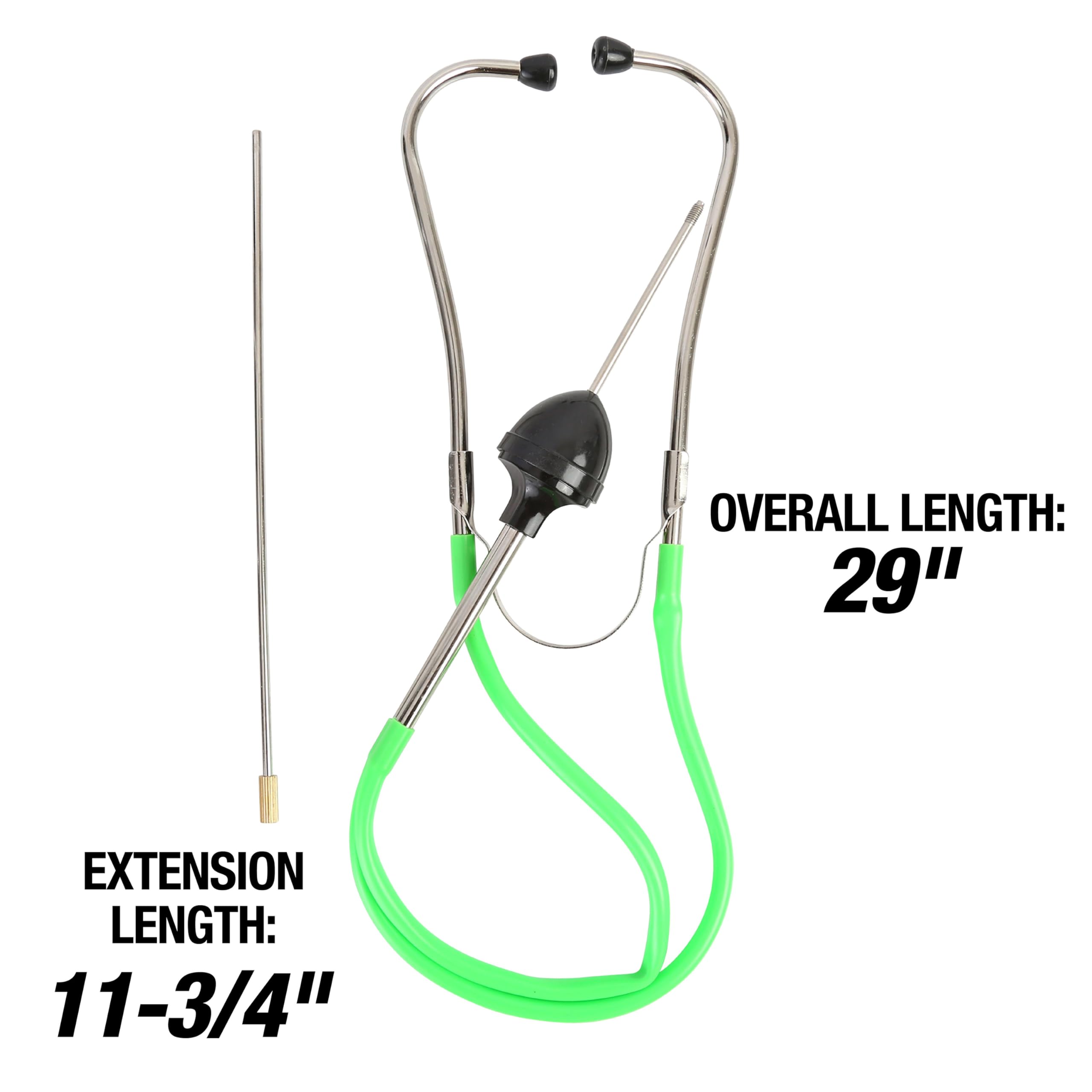 OEMTOOLS 25210 Mechanic's Stethoscope, Diagnose Engine Noise, Universal Fit, Automotive Diagnostic Tool for Mechanics and DIY Enthusiasts, High Sensitivity, Shockproof Construction