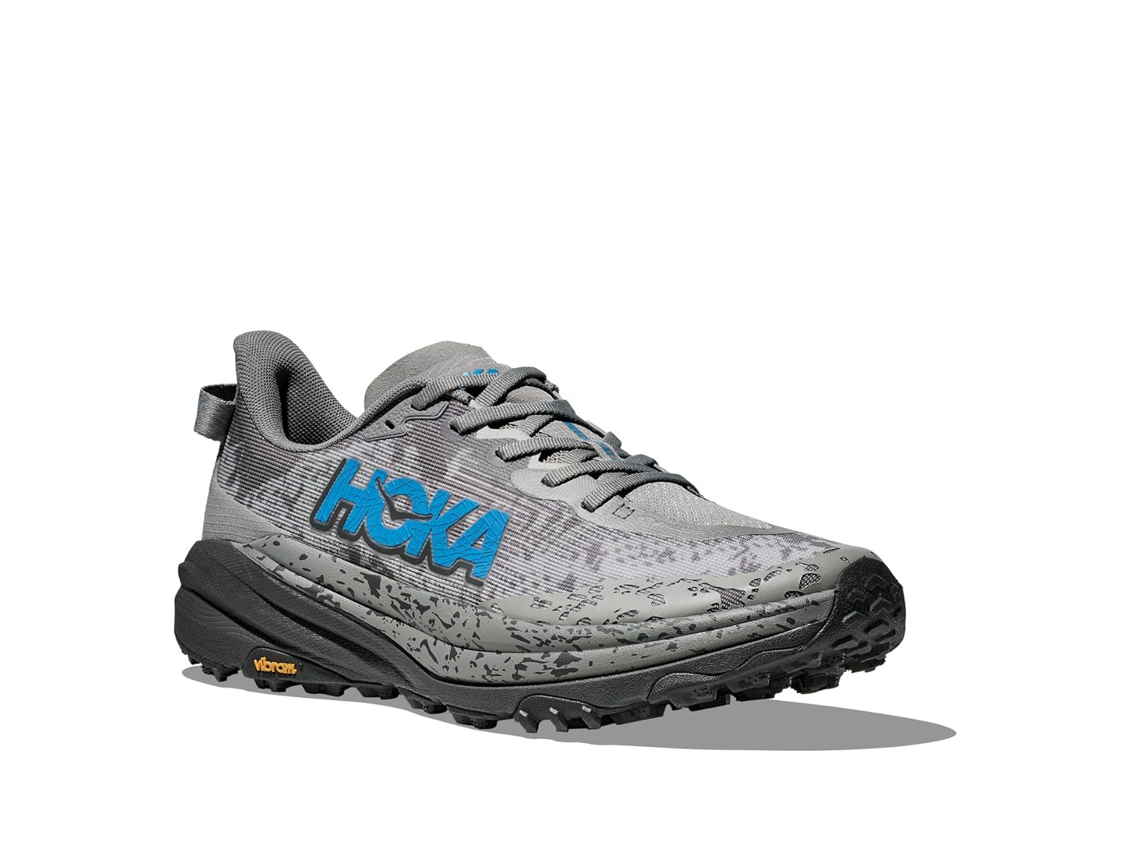 Click to view more detailed imagery on our partner's website Pre-owned Hoka Man's Sneakers & Athletic Shoes Speedgoat 6 In Galactic Grey/ Blue