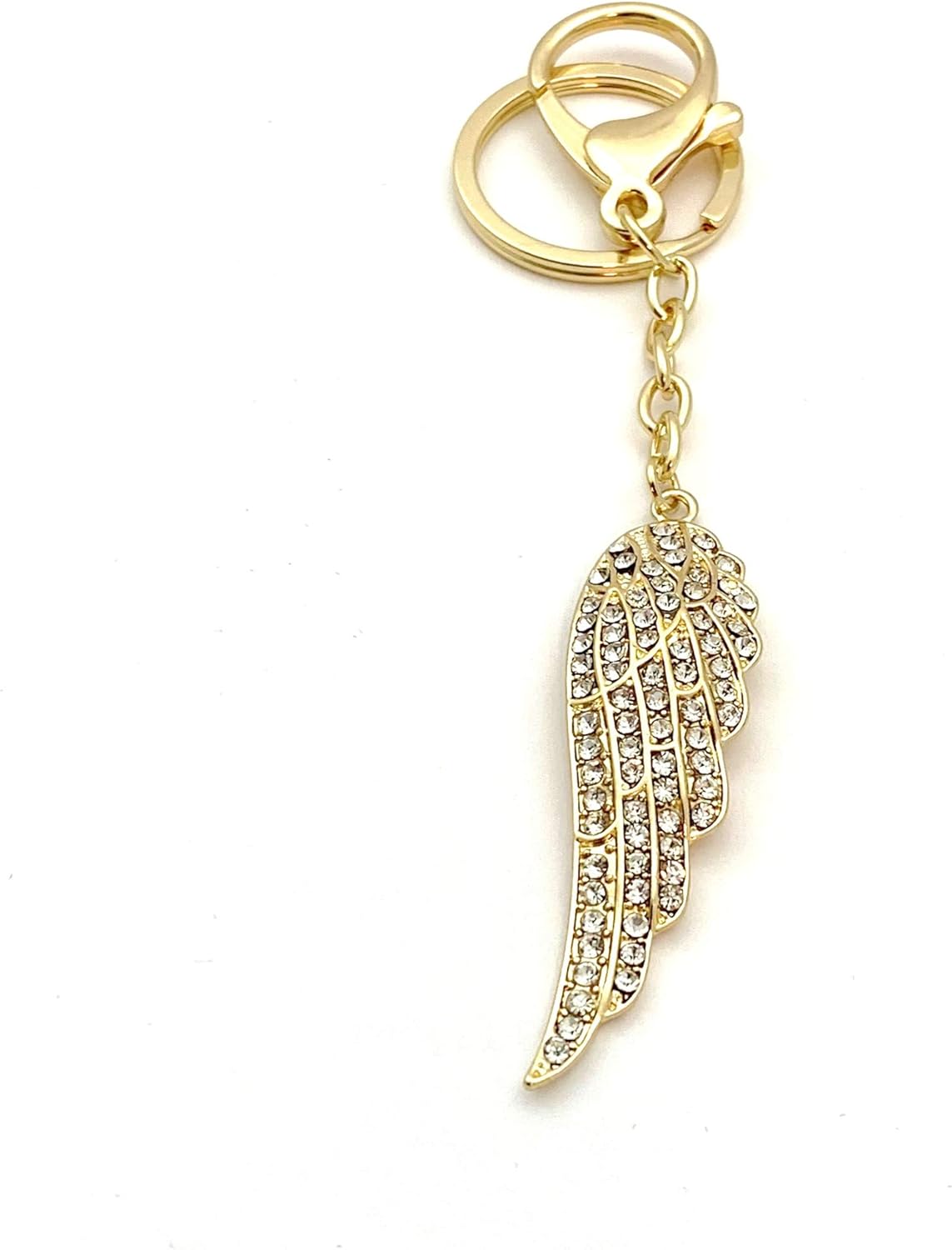 Smiling Wisdom | Happy Birthday Angel Awesome Friend Greeting Card and Angel Wing Keychain Gift for Women | Awesome Angel