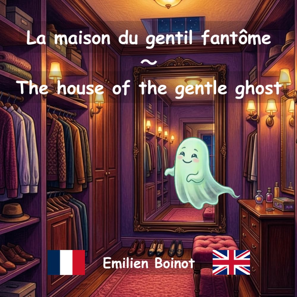 La maison du gentil fantôme: The house of the gentle ghost - fr/en (Français-Anglais par E.B.)