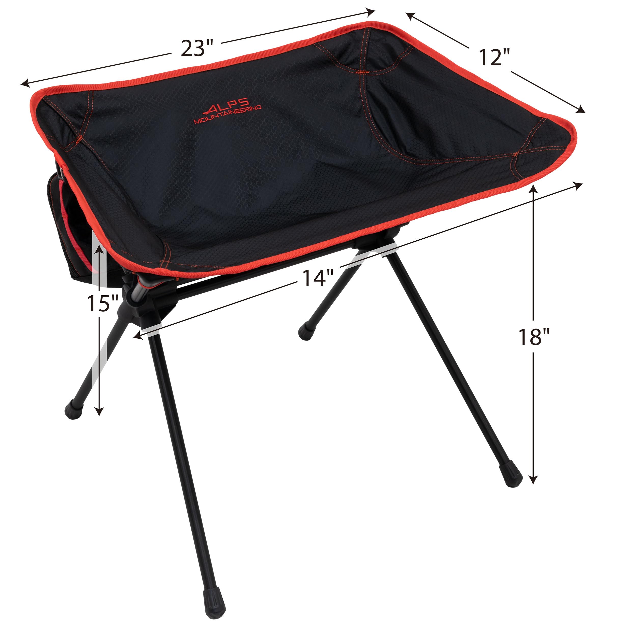 ALPS Mountaineering Solace Stool - Black/Red