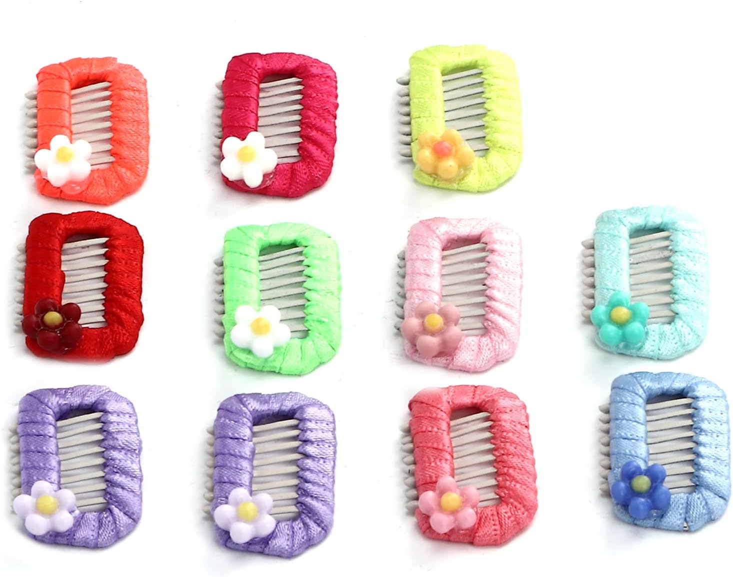RiToEasysports Pet Hair Clips, Adorable 11pcs Grooming Set for Dogs Cats, Cute Hairpin Collar Accessories for Festivals and Daily Wear