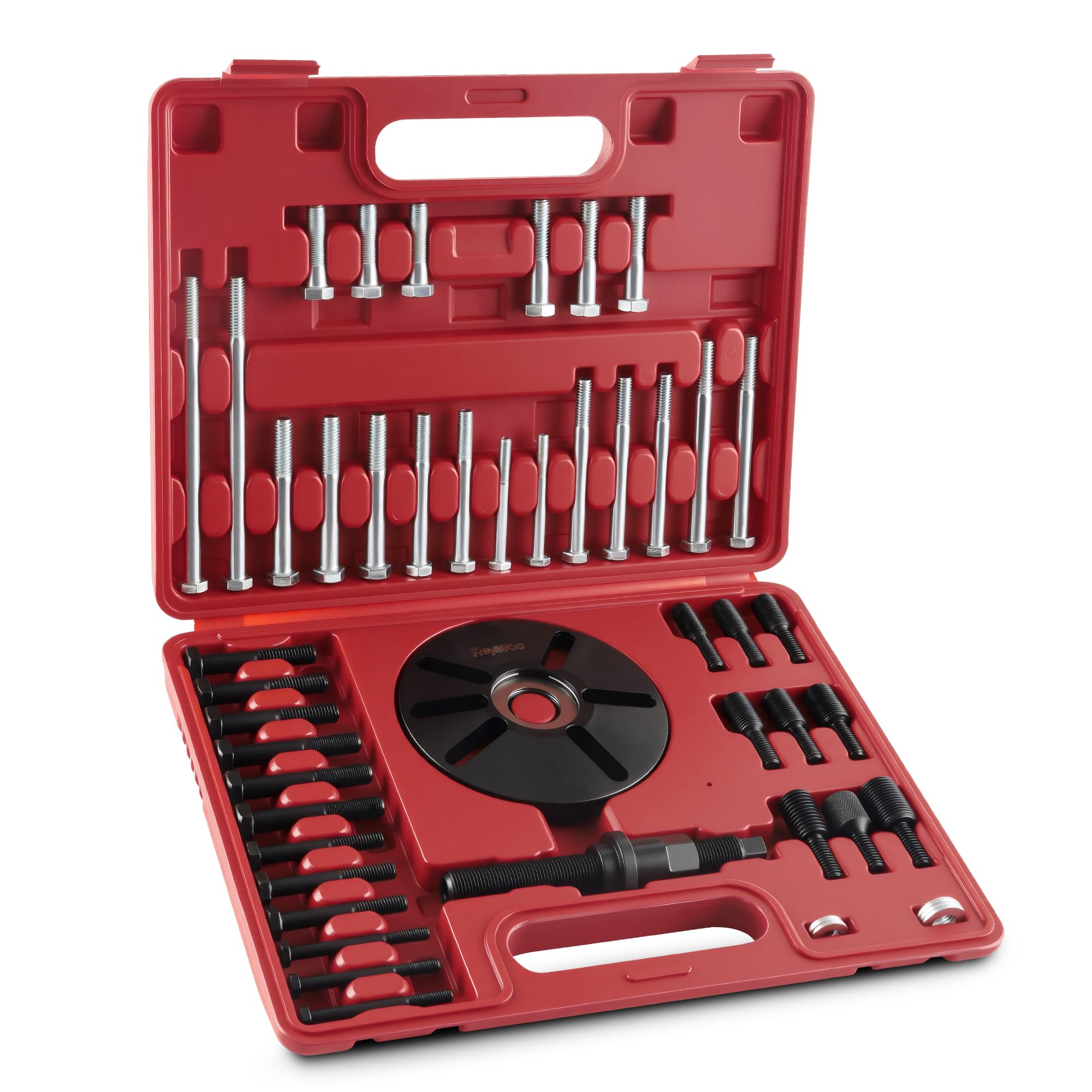 Reywoo Juego de herramientas de instalación y extractor de equilibrador armónico, funciona como extractor de volante, extractor de volante y extractor de polea de cigüeñal
