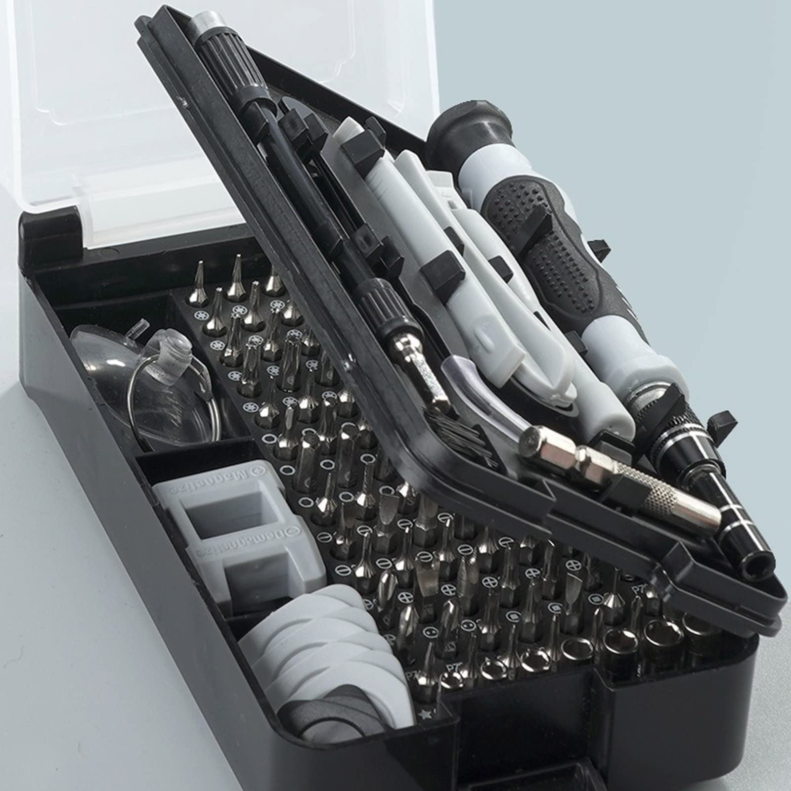 Set di cacciaviti 115 in 1 con cacciavite da 98 Punte, Kit di Strumenti Professionali per la Riparazione di componenti elettronici, Set di cacciaviti per la Riparazione