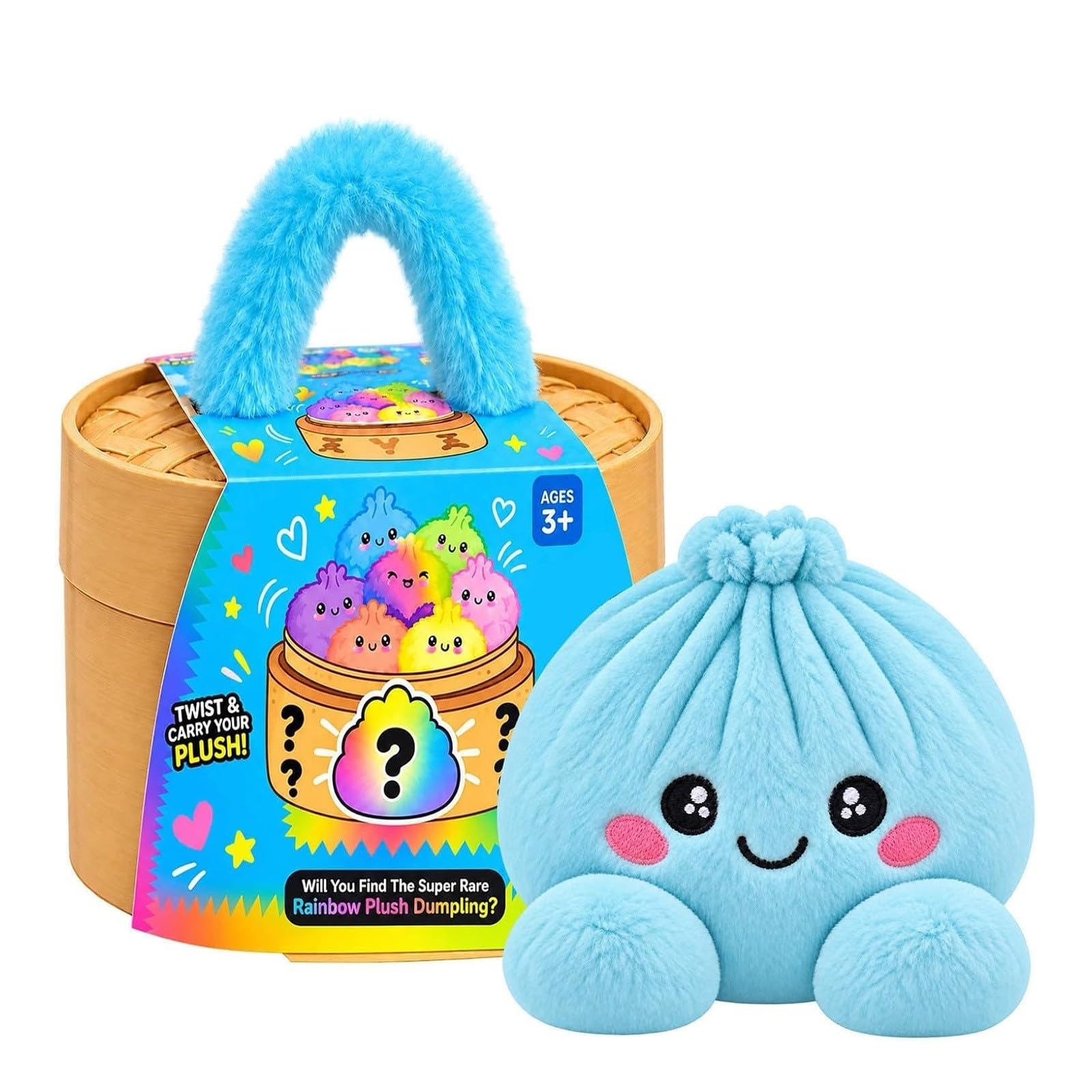 Squishy Dumpling Cute Plush Christmas Giant Dumpling Squishy Mystery Dumplings Halloween Dumplings Squishies Toy Large Fidget Buns Toys Rainbow Blind Box Adult