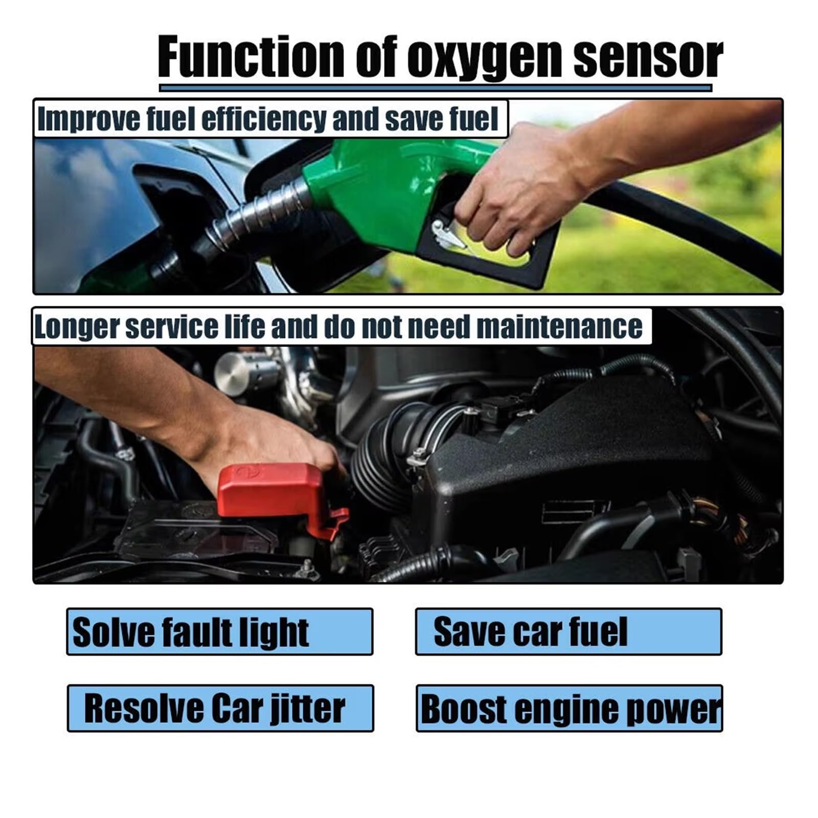 Sonda Lambda para Mazda 6 2.5L 2007 2008 2009 2010 2011 2012 Sensor Oxígeno Ascendente L509-18-8G1B L509-18-8G1 L509188G1B L509-18-8G1A L593188G1 Sensor Oxígeno