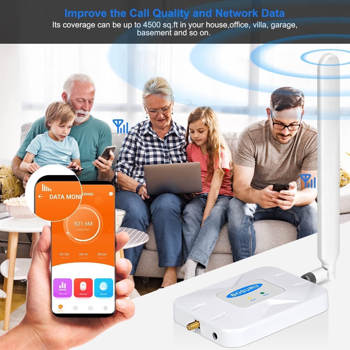 Verizon Cell Phone Signal Booster Verizon Signal Booster 5G 4G LTE Band13 5G Cell Booster Cell Signal Extender Cell Signal Ampliifer Cell Extender Repeater Cell Phone Booster for Home