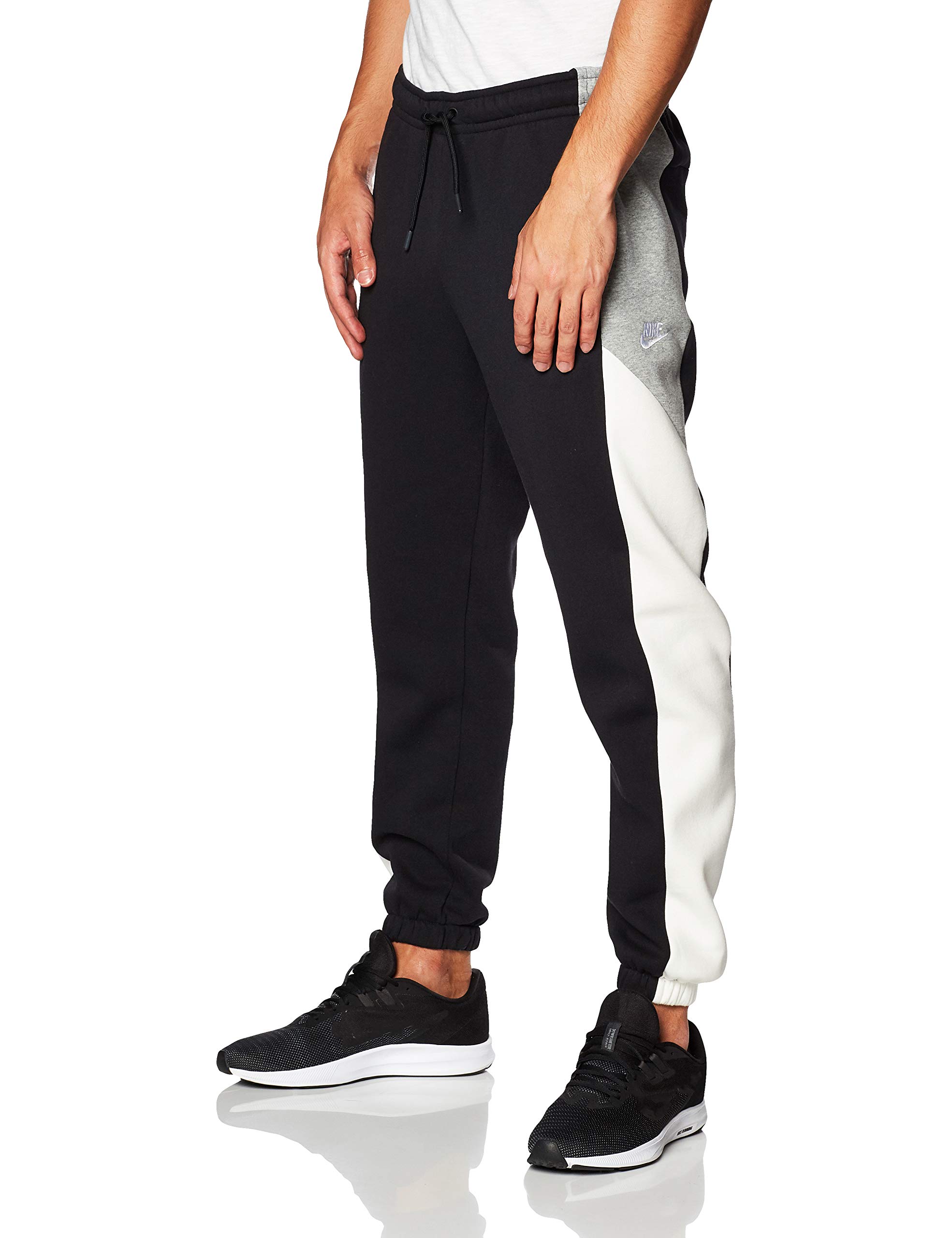 Nike NSW Pant Bb Cf Cb Sport Trousers - Black/Sail/Dark Grey Heather/(White), M