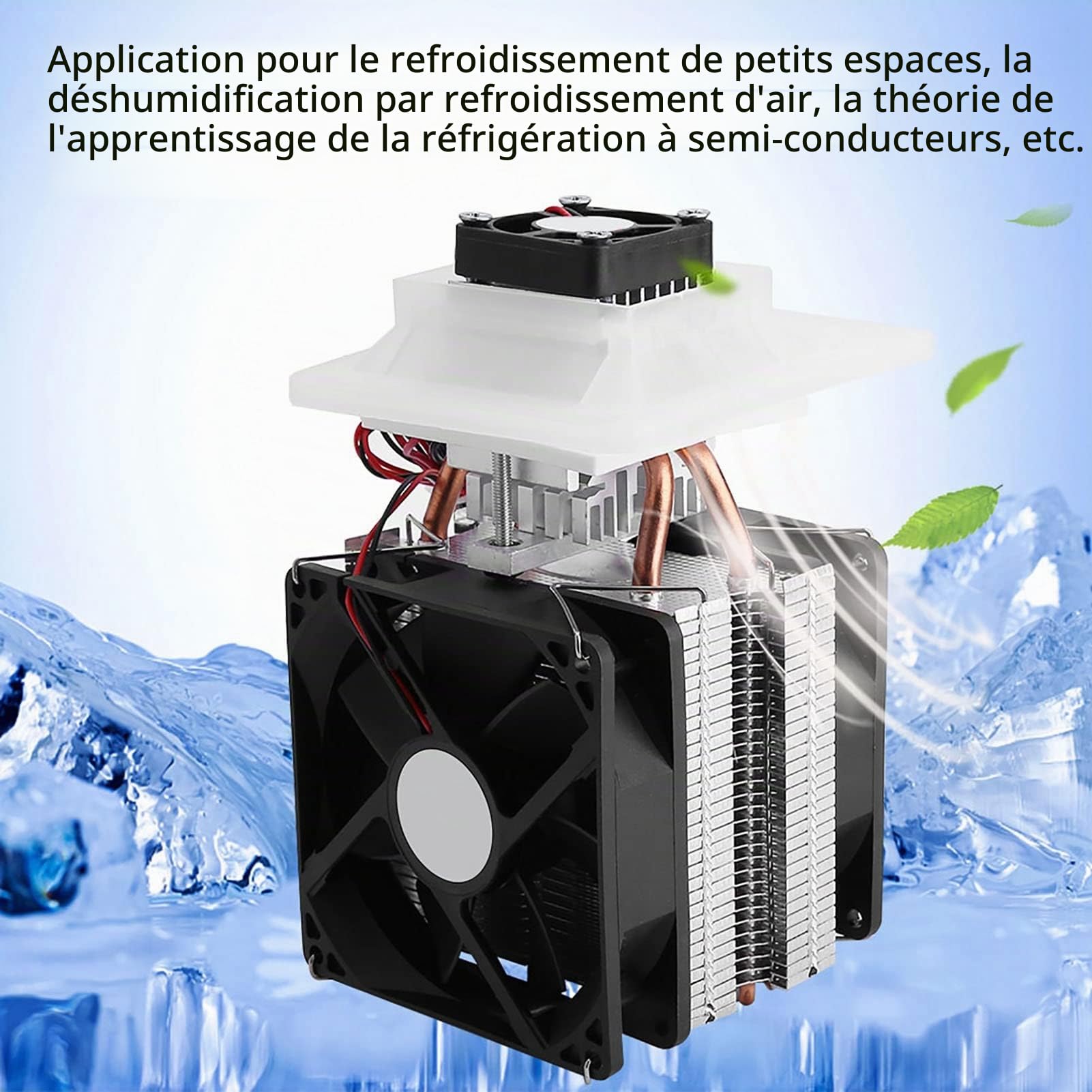 Refroidisseur Thermoélectrique, Système de Déshumidification à Refroidissement par Air Thermoélectrique Peltier à Semi Conducteur 12V