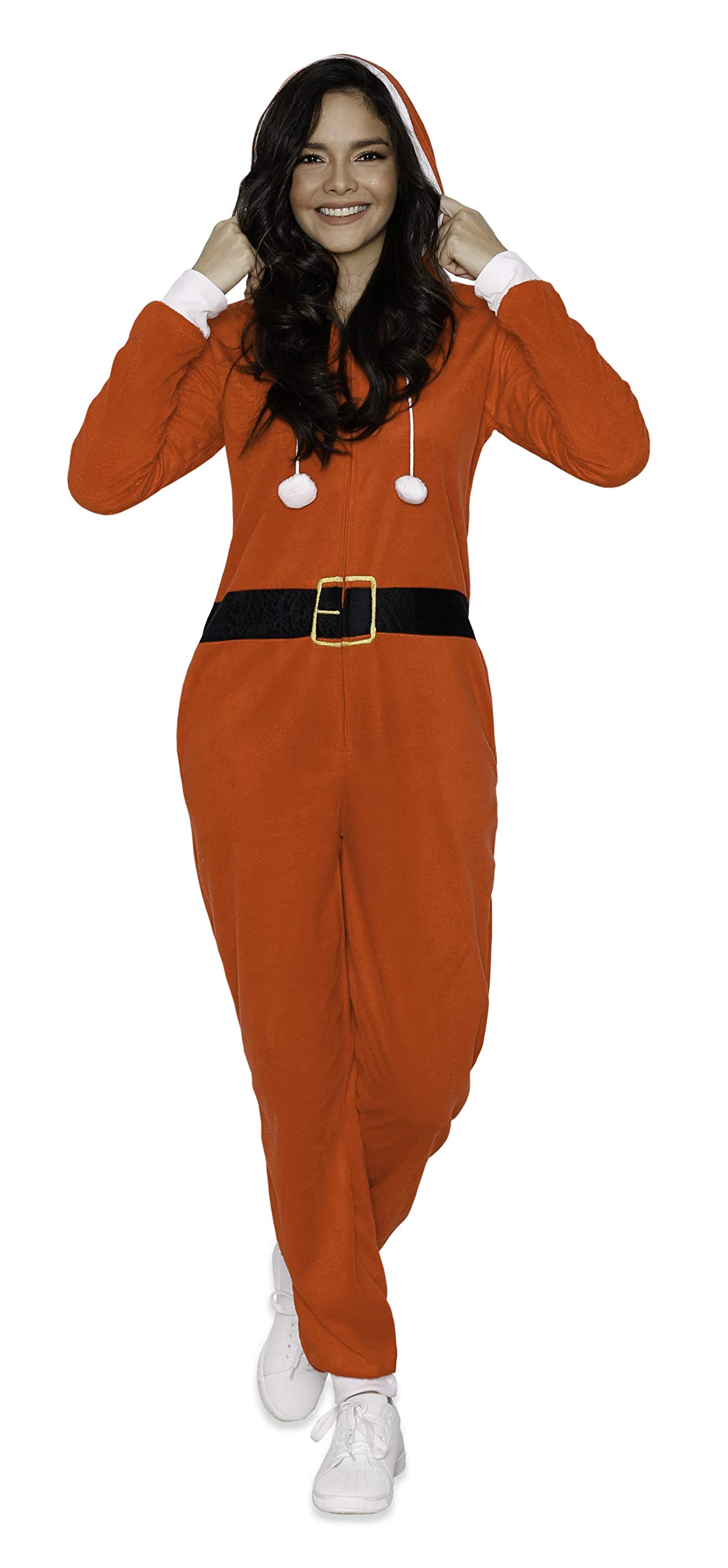 Body Candy Women's Plush Adult Animal Hood Onesie Pajama