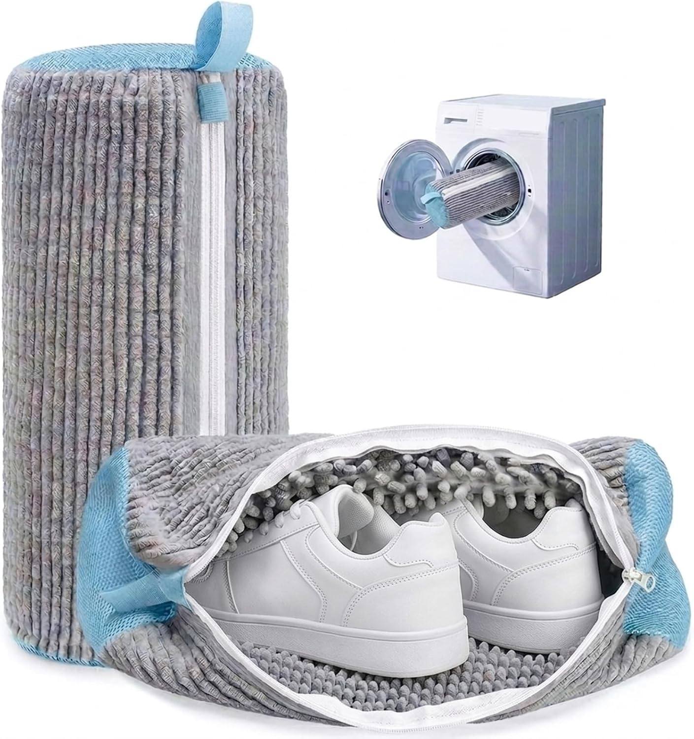 Shoe Washing Machine Bag: 2Pcs Shoe Laundry Bag for Sneakers