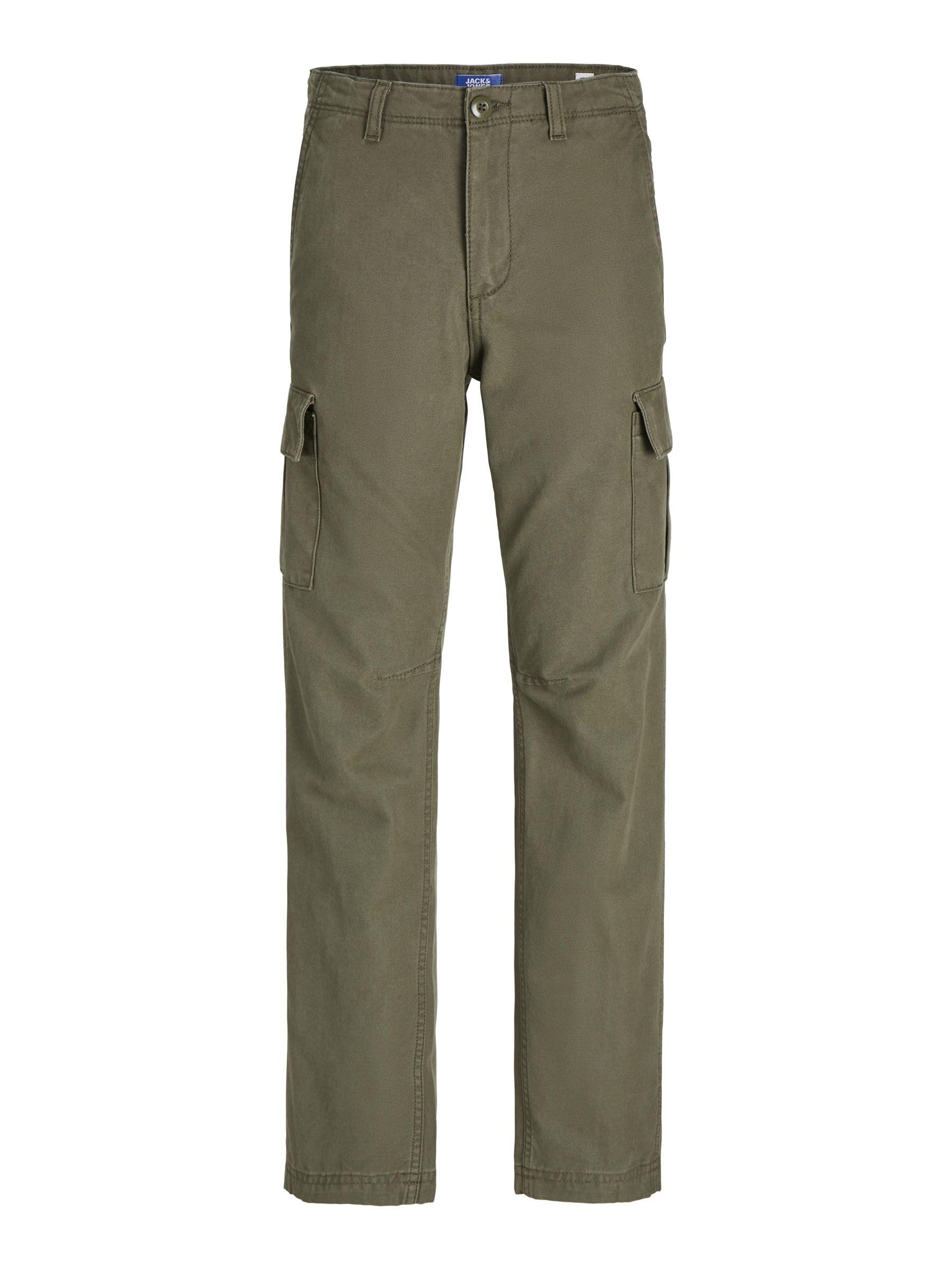 Jack&Jones Junior Jpstkane Jjbarkley Cargo Pant Noos Jnr, Pantaloni Cargo Bambino, Olive Night,-image