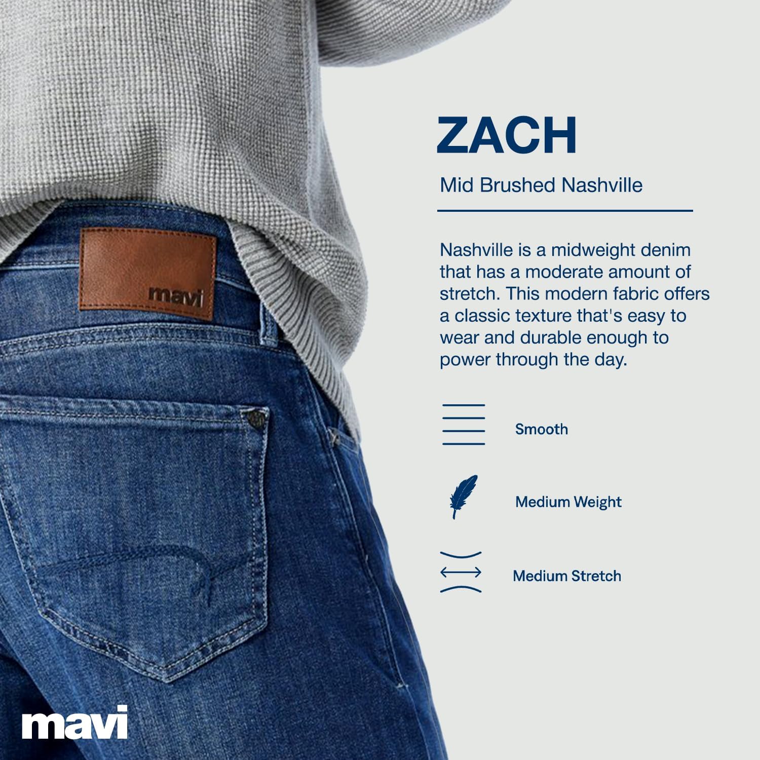 Mavi Men's Jake Regular-Rise Tapered Slim Fit Jeans - Image 5