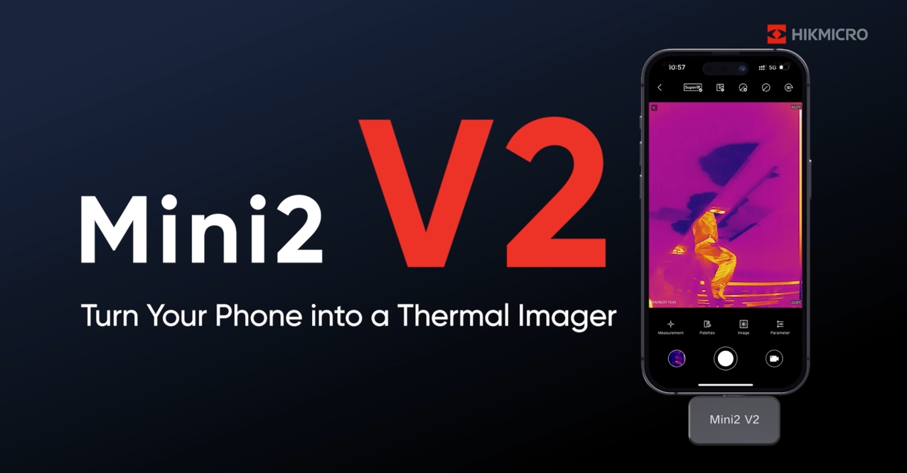 HIKMICRO Mini2 V2 Thermal Camera - iOS/Android, 256x192 IR