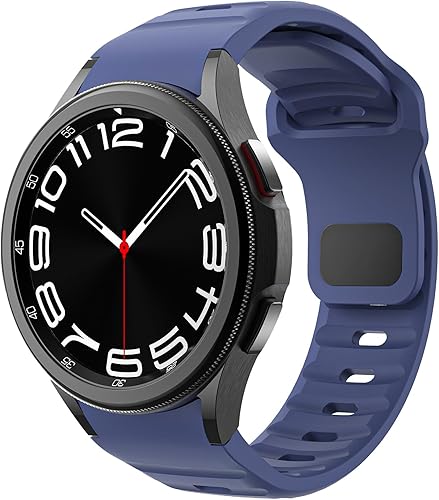 Correa resistente sin huecos compatible con Samsung Galaxy Watch 4 5 6 Band 1.732 in 1.575 inGalaxy Watch 6 Classic Band 1.850 in 1.693 inWatch 5