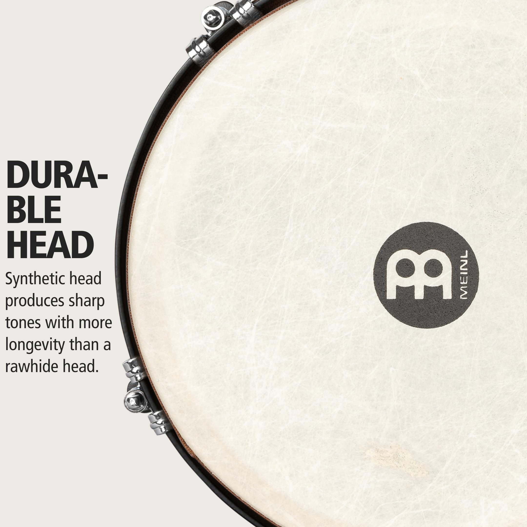 Meinl Percussion Jumbo Djembe Hand Drum with Deep Bass Tone -- NOT Made in China -- Synthetic Shell and Head, 2-Year Warranty (JD10SI) - Image 4