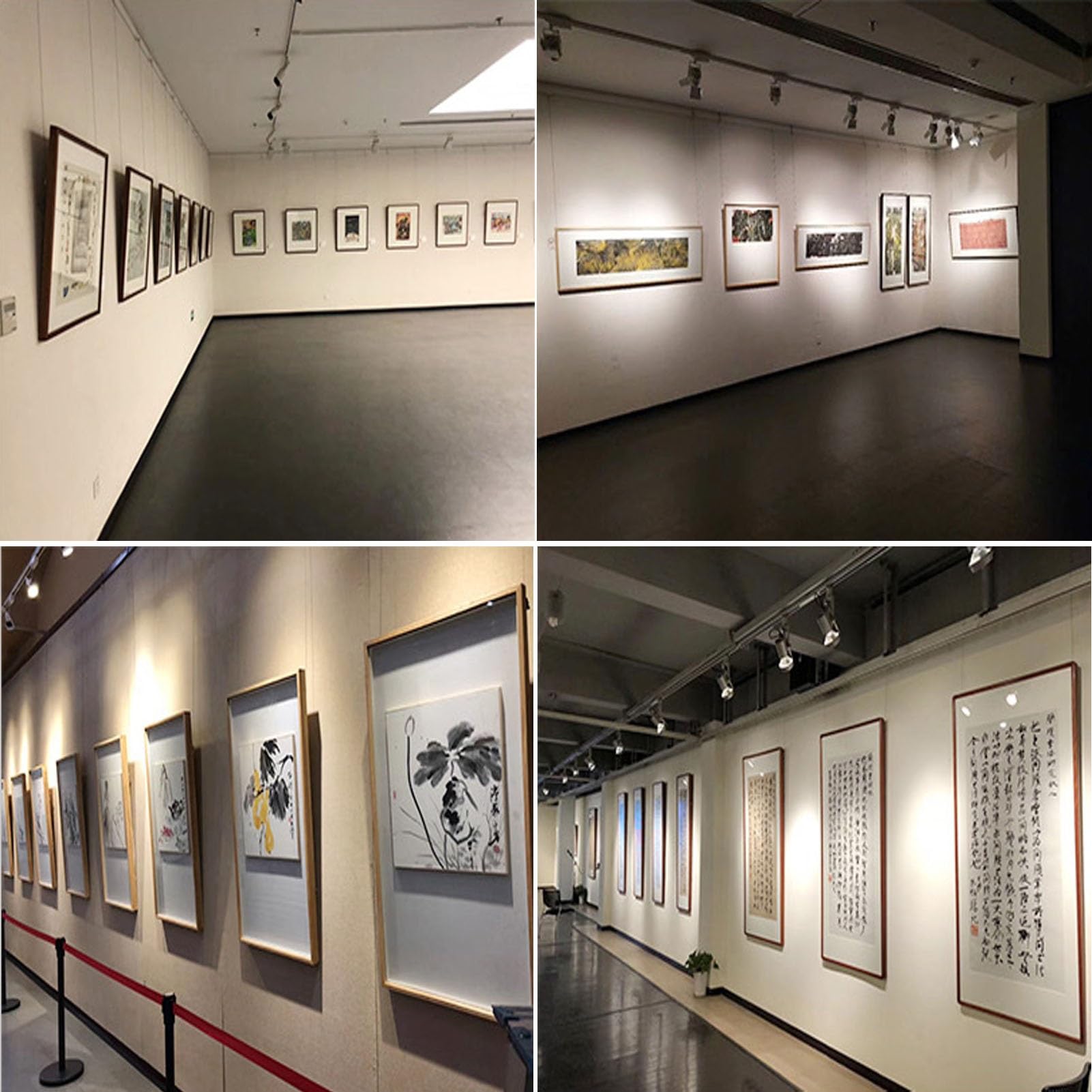 Cimaise pour Tableau Kit D'accrochage de Tableaux pour Galerie, Matériel D'accrochage Robuste, Outil D'affichage pour Moulures et Panneaux Publicitaires Blancs(1.1m/43"Rail,2m/79"Cable)
