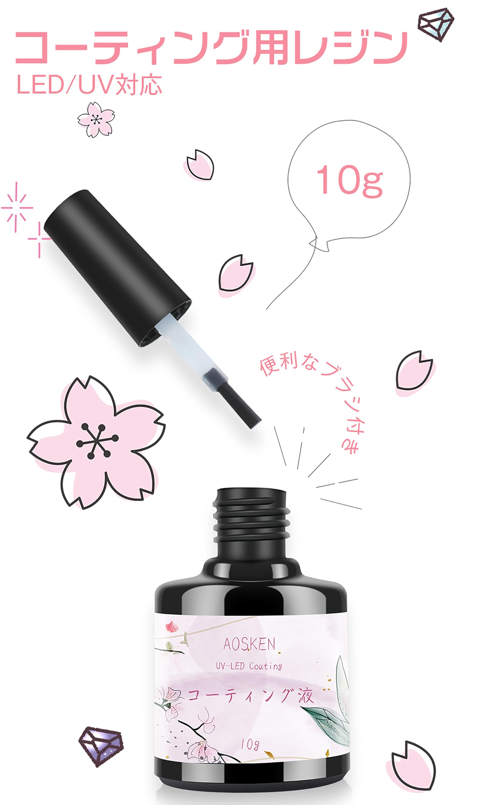 Amazon | レジン液 - UV/LED対応 レジン液 大容量 詰替用 ハード