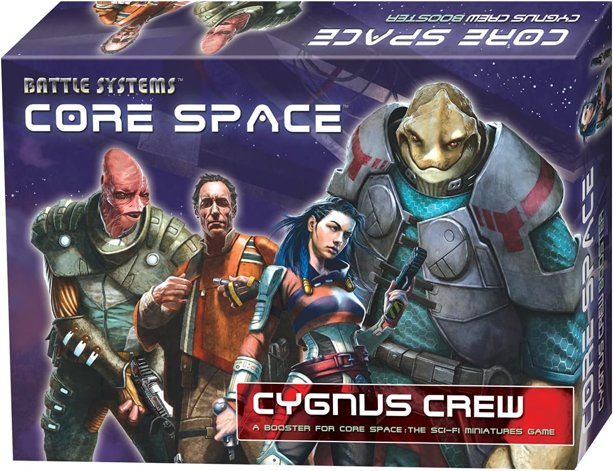 Battle Systems Core Space - Cygnus Crew Booster - Sci Fi Miniatures Multi Level Tabletop War Game Board - Wargaming in a 40K Universe BSGCSC005