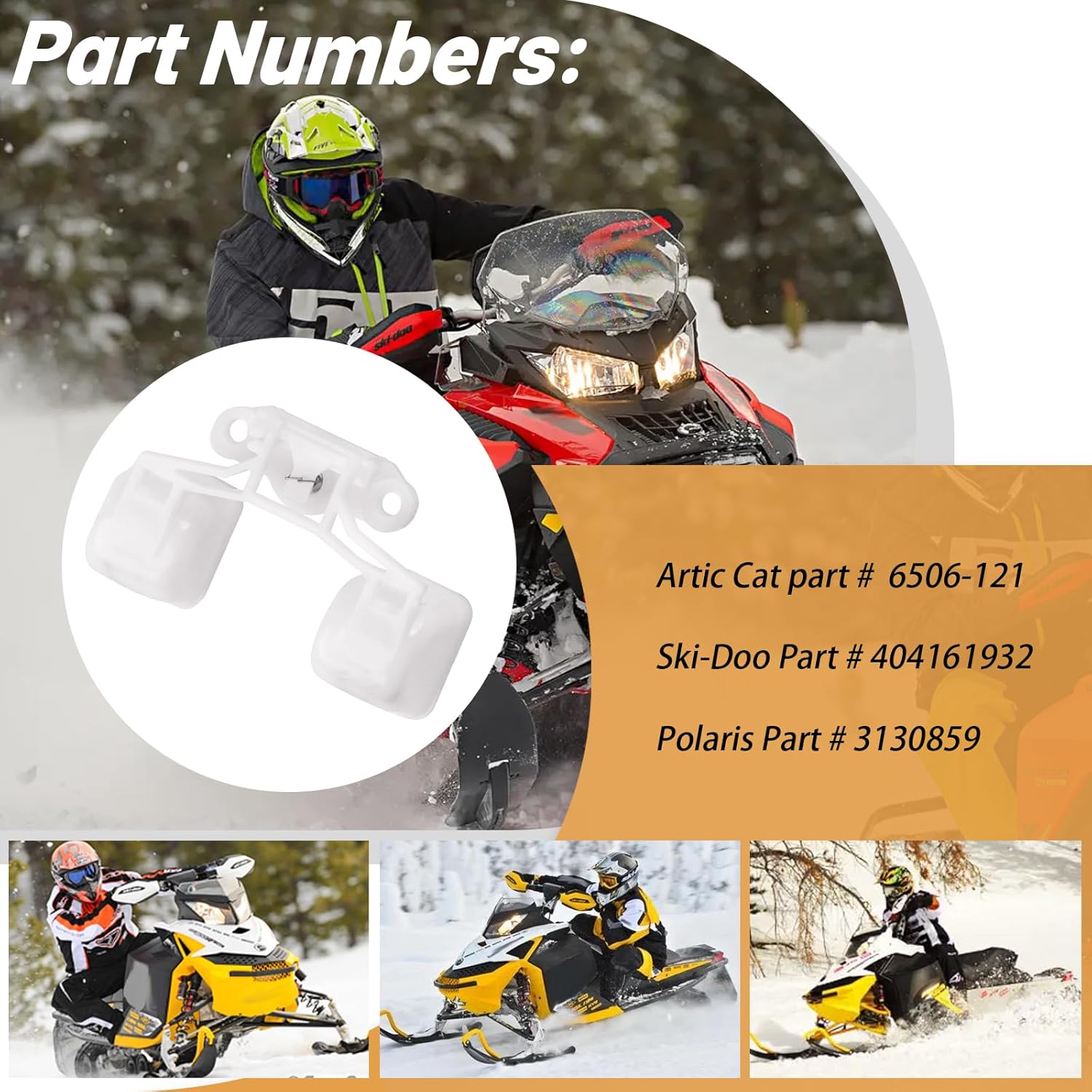 Snowmobile 1.5 Float Valve assembly Compatible With Ski Doo 404161932 Polaris 3130859 Artic Cat 6506-121