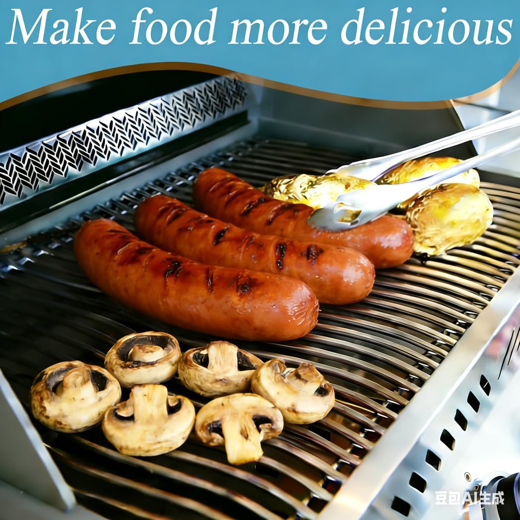 S8G003 (3-Pack) 16 3/4" Stainless Steel Solid Rod Cooking Grids Replacement for Napoleon Triumph 410 Grills 16 3/4" x 23"