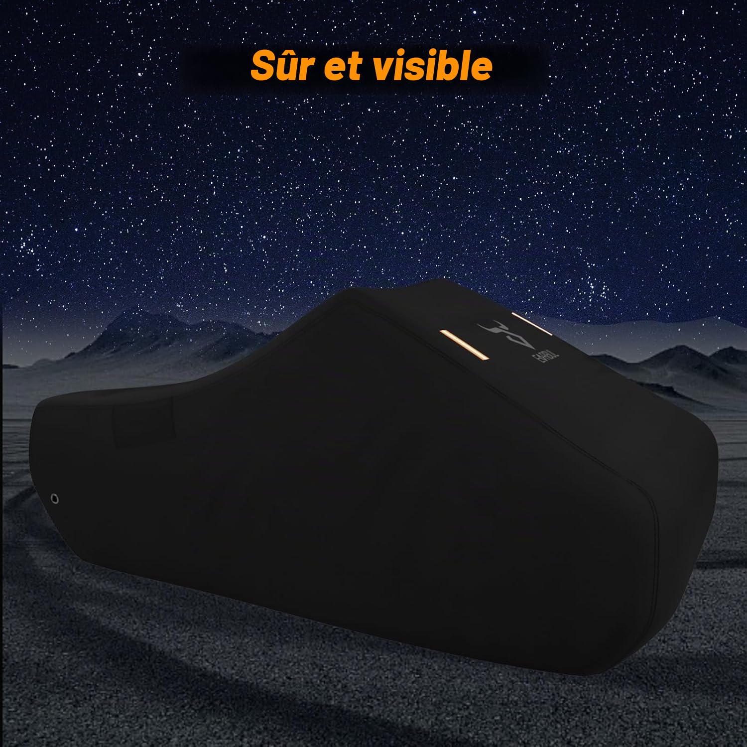 EVRBUL Housse de véhicule à 3 roues anti-poussière et imperméable pour moto compatible avec Can-Am Ryker 600 Ryker 900 Ryker Sport Ryker Rally Edition jusqu'à 261,6 cm