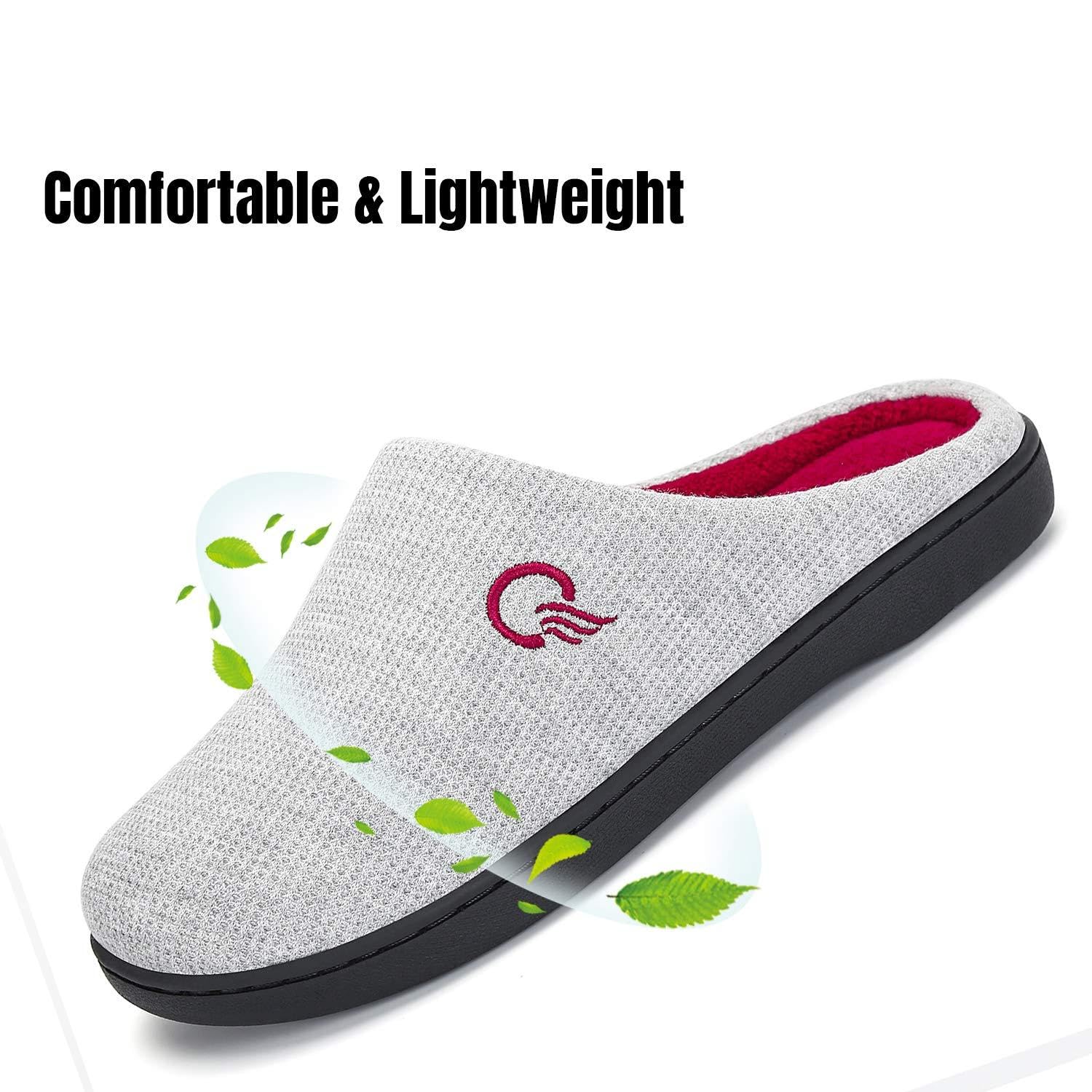 Mishansha Pantofole Uomo in Memory Foam da Donna Pantofole Morbide e Calde per la Casa Taglia 36-47 EU