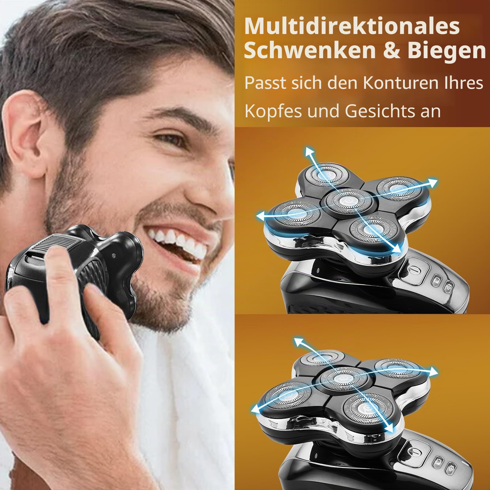 RX5 Ersatz-Rasierköpfe, kompatibel mit Remington Balder Pro XR1500, XR1501 und RX5 Rasierern, 3 Stück