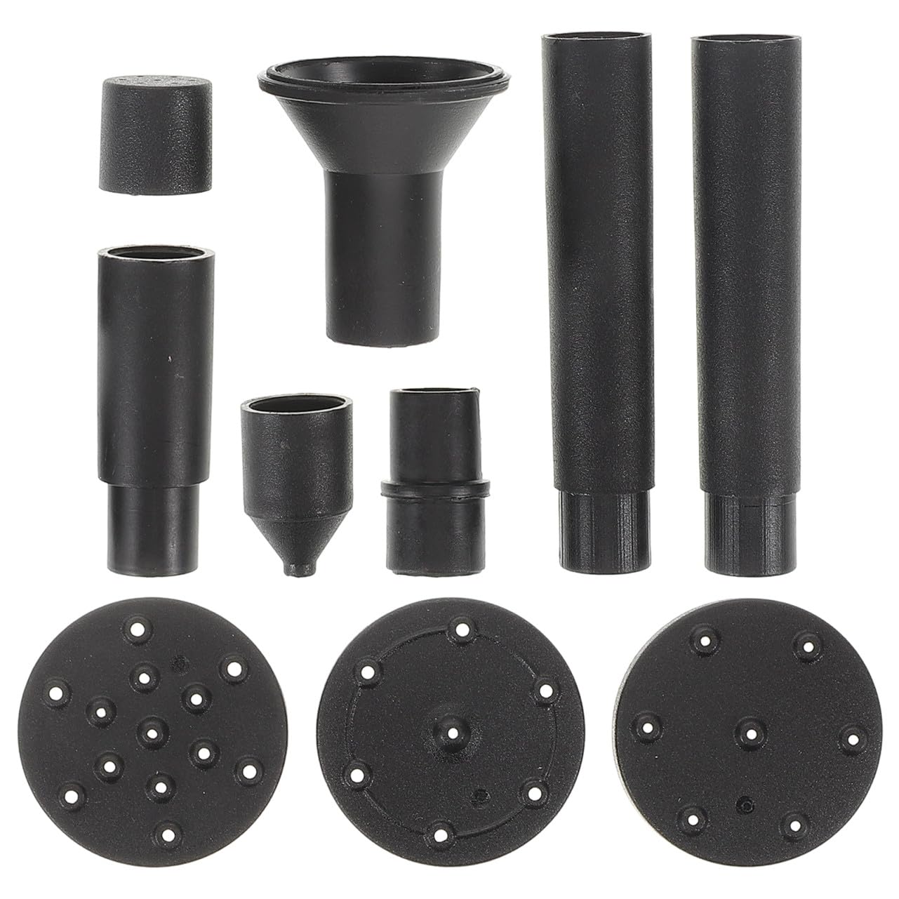 Milisten 10Pcs Solar Fountain Head Kit with Interchangeable Nozzles Outdoor Fountain Pump Accessories for Garden Ponds Bird Baths and Solar Waterfalls