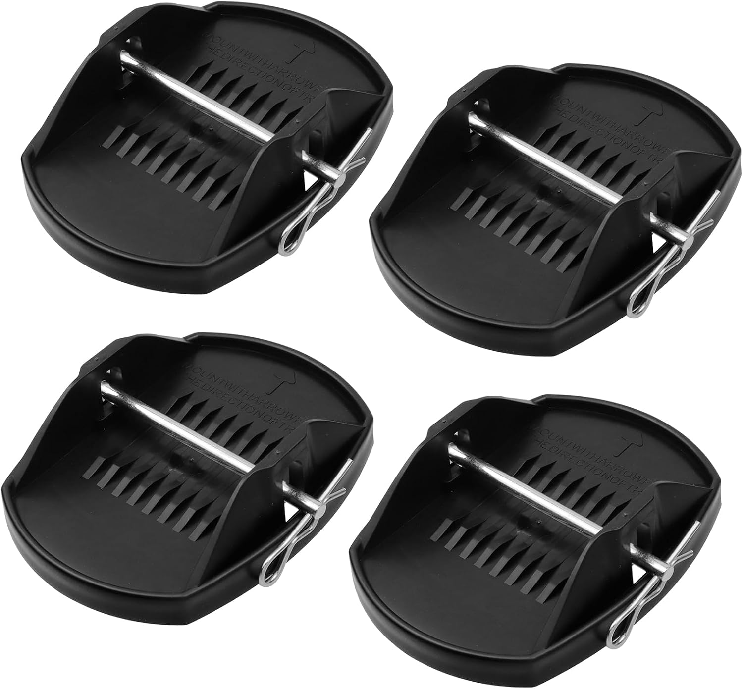 Bitray 4Pcs RV Jack Pads Scissor Trailer Leveling Pads for Campers and Trailers