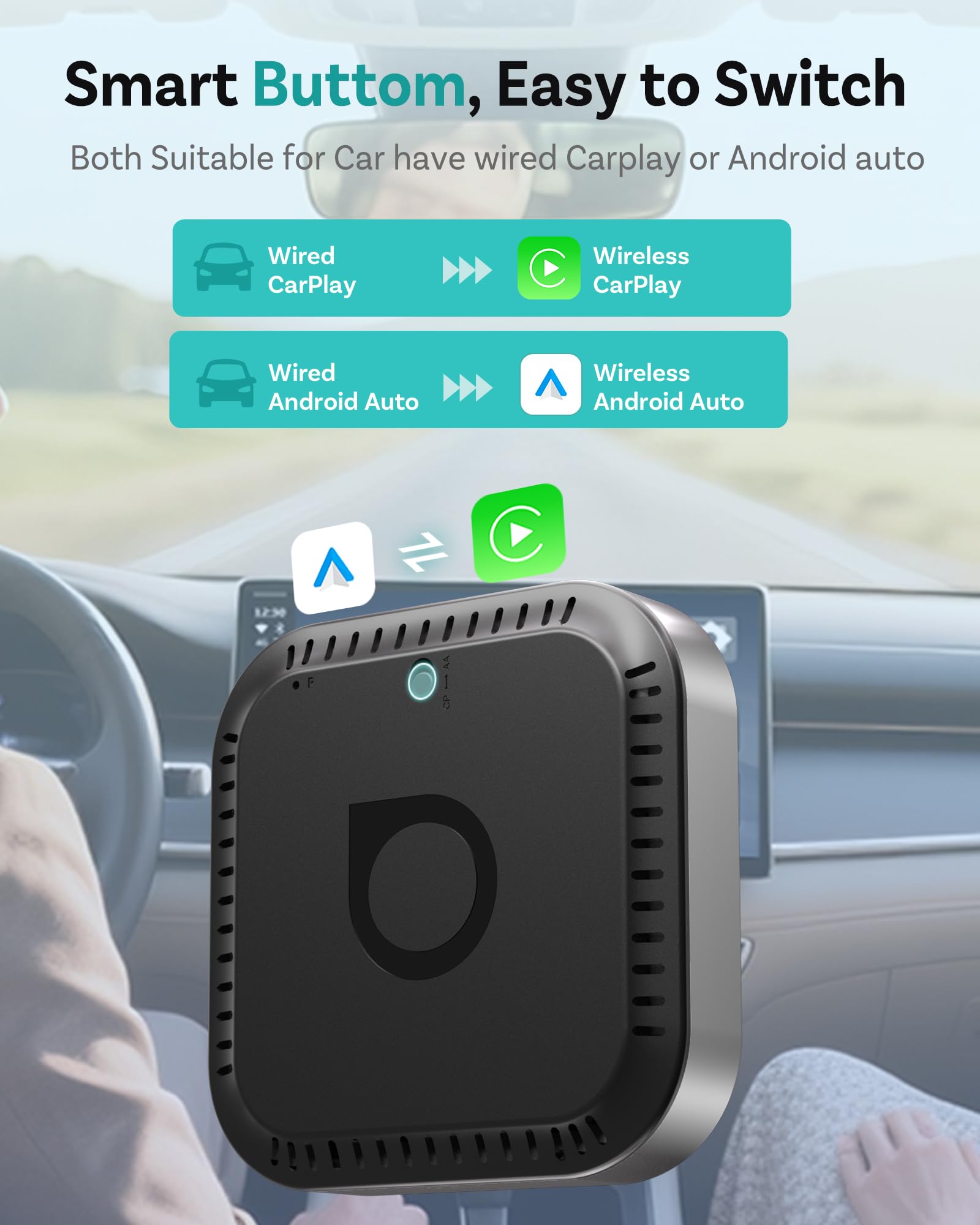 Amazon.co.jp: OTTOCAST E2 OttoAibox ワイヤレス Carplay Android